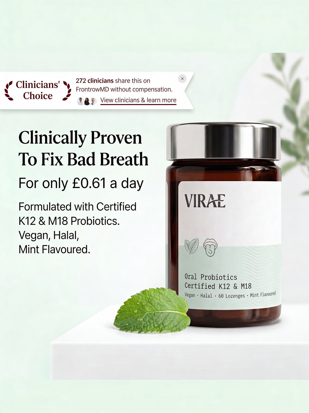 Virae oral probiotic